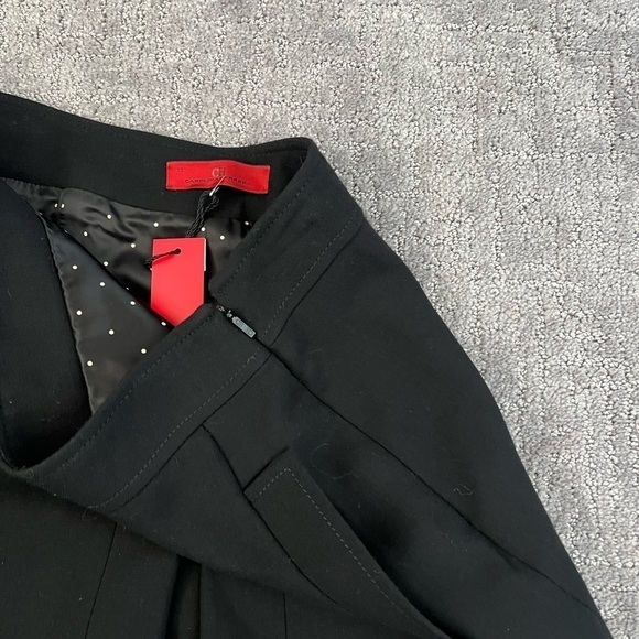 Carolina Herrera Wool Front Pleated MIDI Skirt - Picture 4 of 5